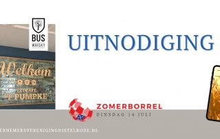 uinodiging zomerborrel